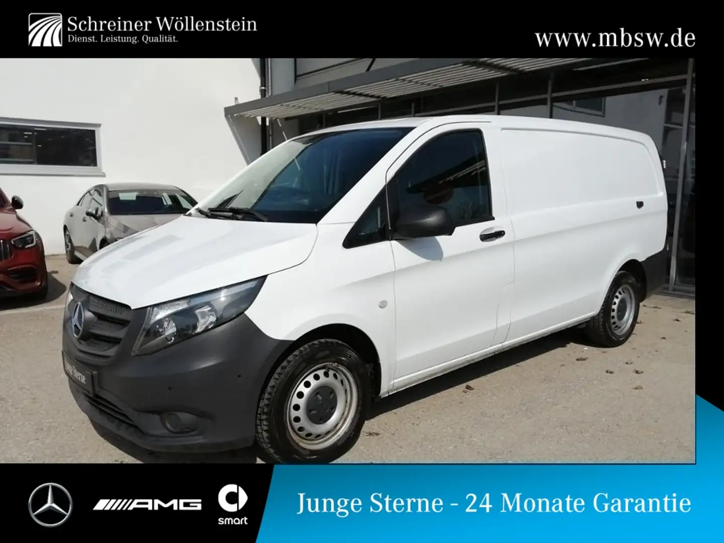 Mercedes-Benz Vito 116 KA L Navi*Kamera*PDC*Tempomat*3-Sitzer* Weiß - 1
