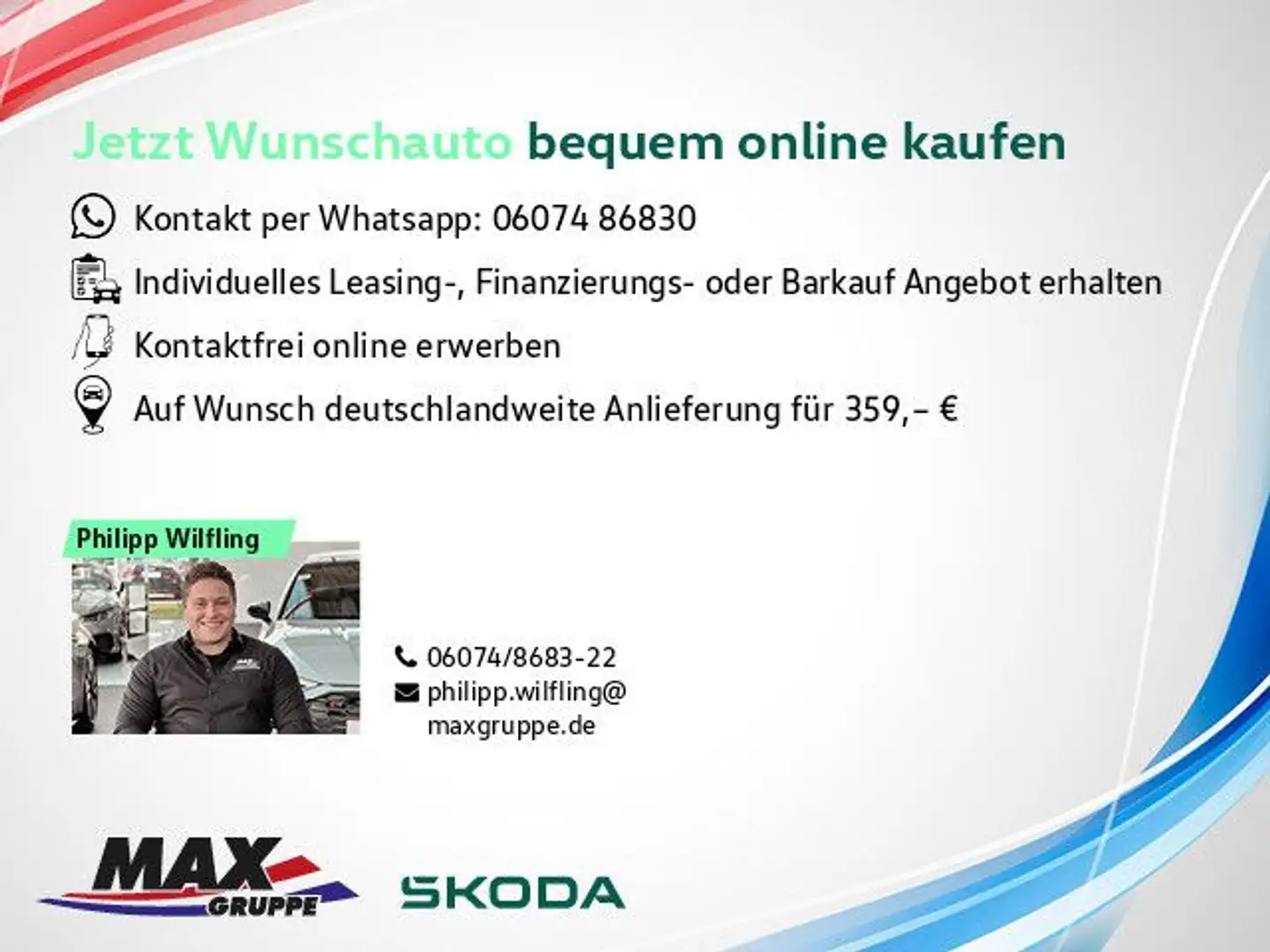 Skoda Kamiq Monte CarloPANO*KAM*KEYLESS*NAVI*LED*CPLAY Blau - 2