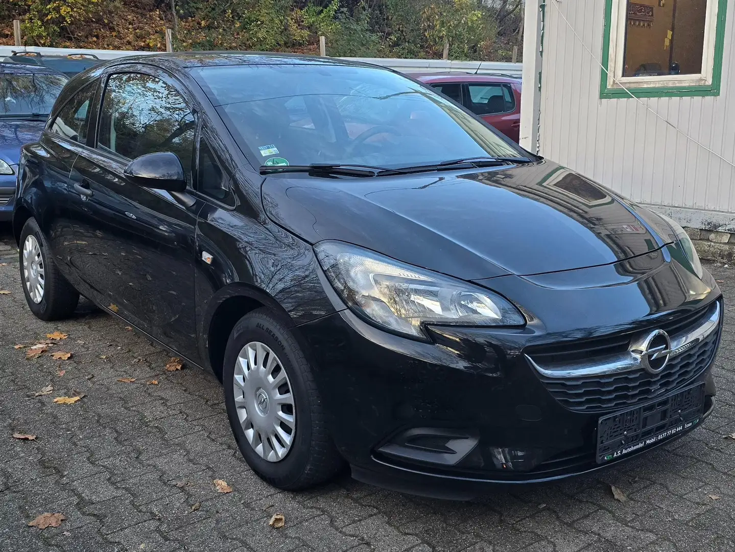 Opel Corsa Selection,Erste Hand, Euro 6,Klima. Schwarz - 2