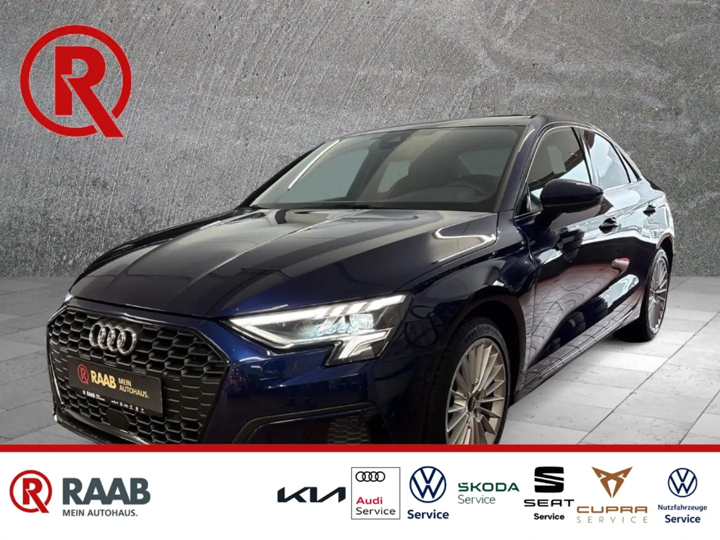 Audi A3 35 TFSI advanced 1.5 TFSI PDCv+h SHZ Keyless Apple Bleu - 1