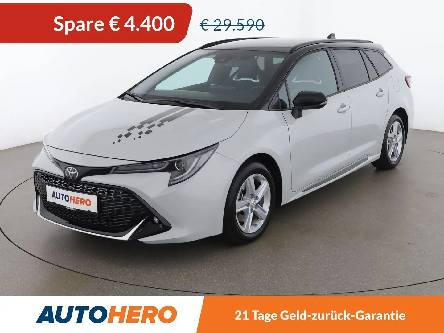 Toyota Corolla 2.0 Hybrid GR Sport Aut. *LED*CAM*ACC*SPUR*NAVI* Grau - 1