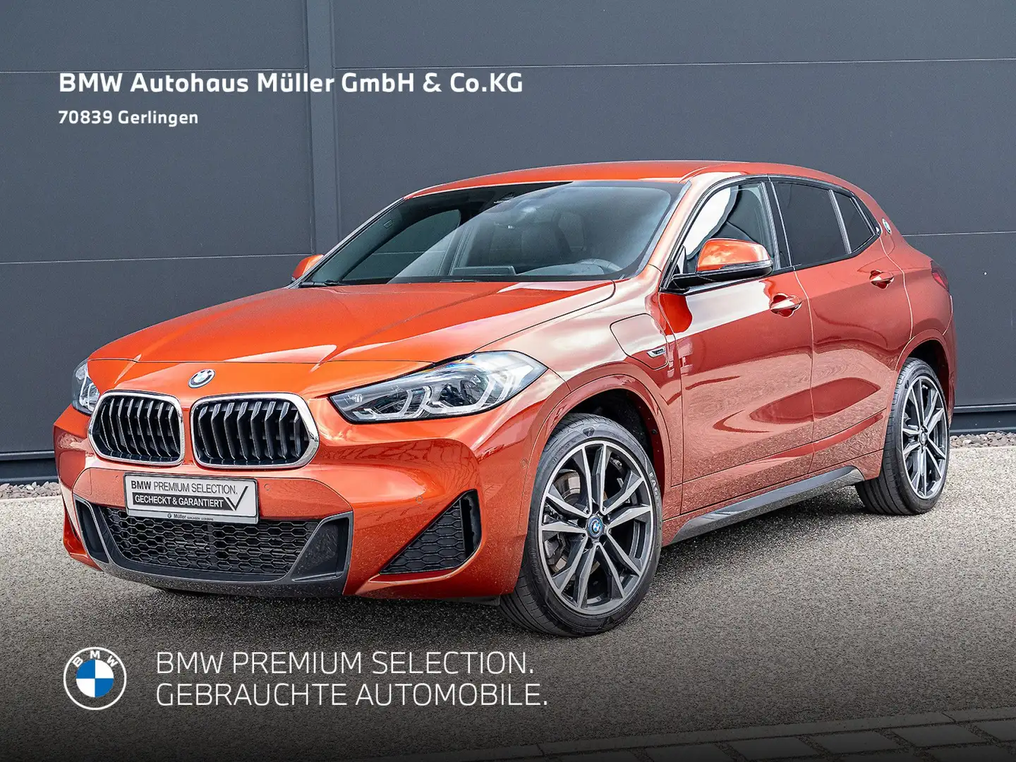 BMW X2 xDrive25eA M Sportpaket HUD ACC Kamera Navi LED Oranžová - 1