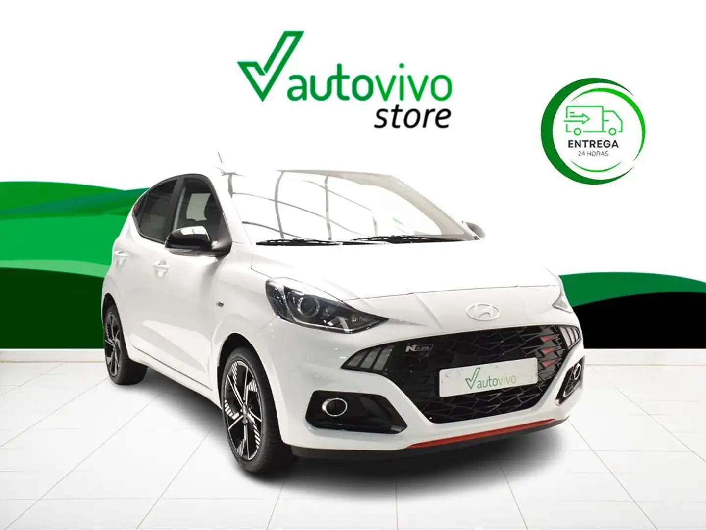 Hyundai i10 N LINE 1.2 79CV 5P Blanc - 1