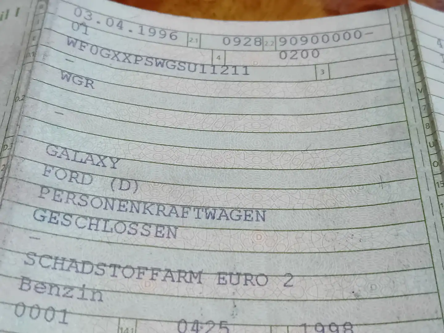 Ford Galaxy 2.0 Benziner  7 sitzen preis vb. - 2