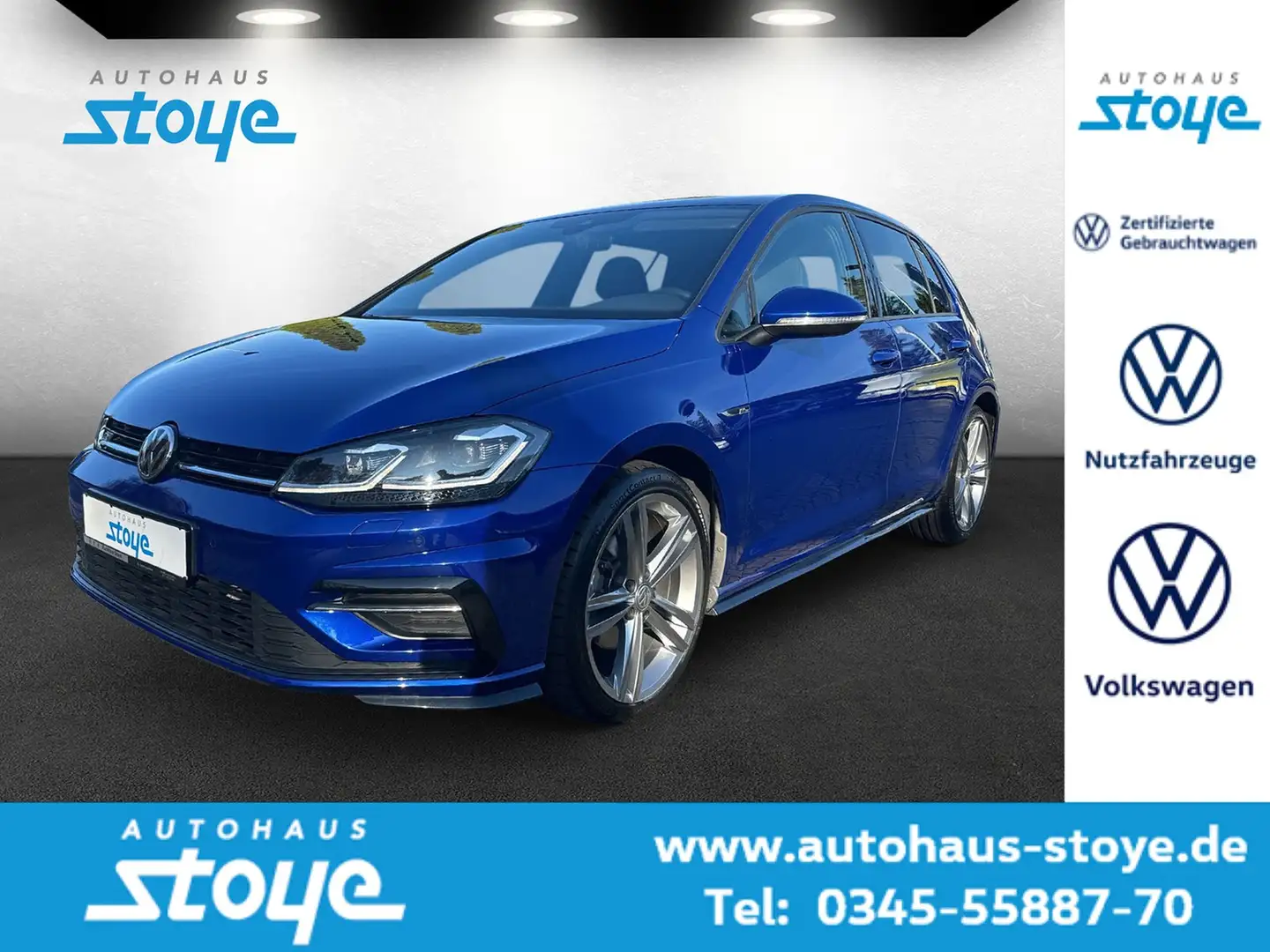 Volkswagen Golf R -Line TSi Navi LED Kamera Highline Blau - 1