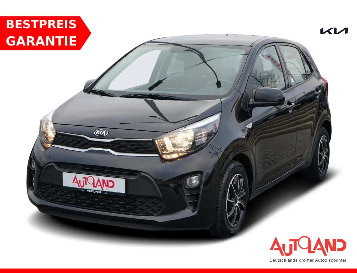 Kia Picanto 1.2 Edition Klima USB Tagfahrlicht AUX Negru - 1