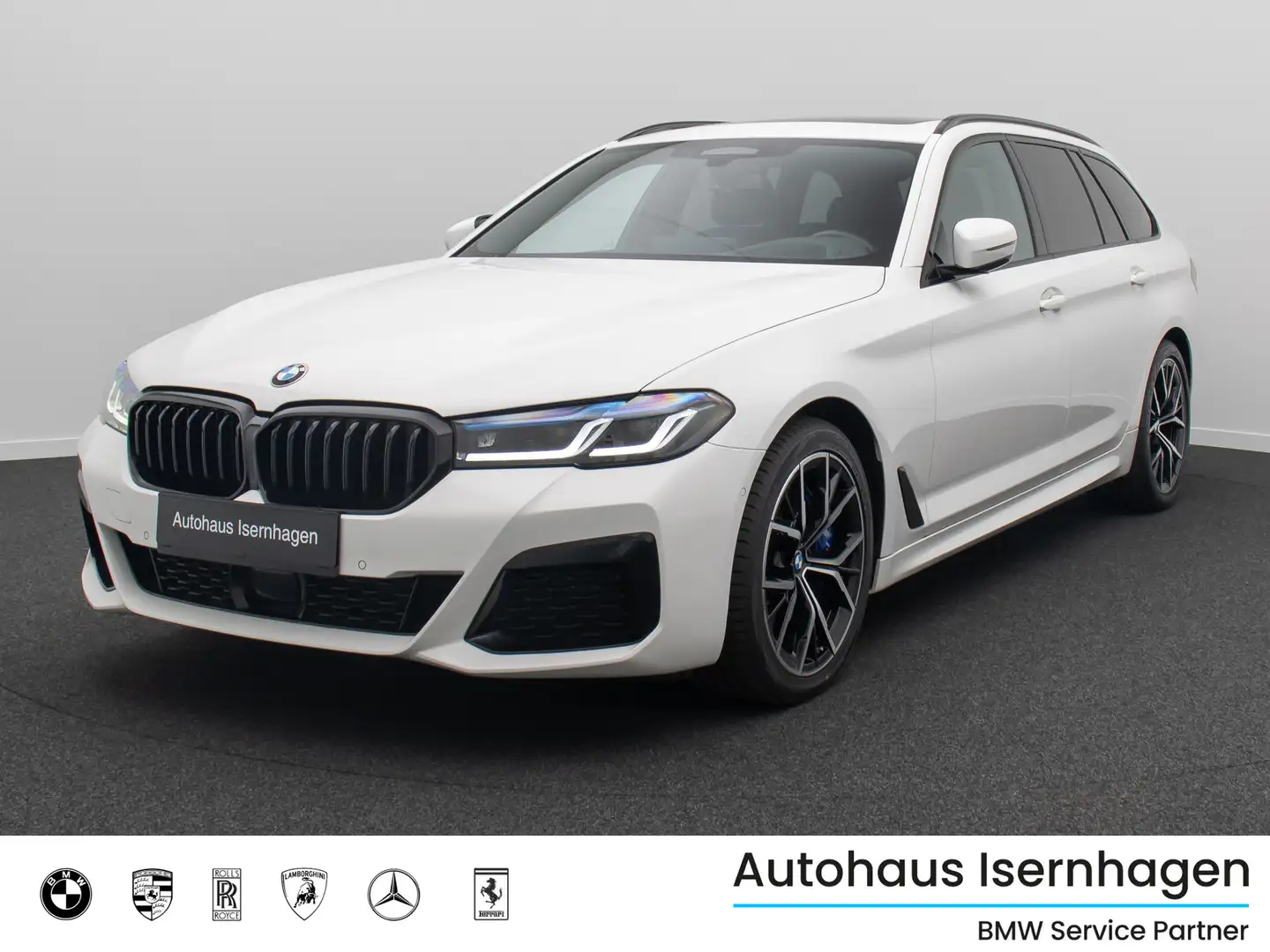 BMW 540 xD M Sport Panorama KameraLaser HUD DAB H K Weiß - 1