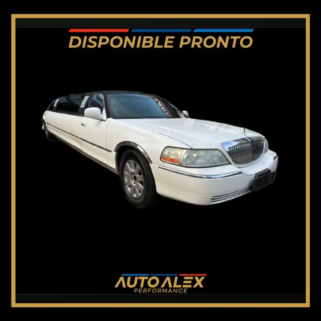 Lincoln Town Car Limousine Wit - 2