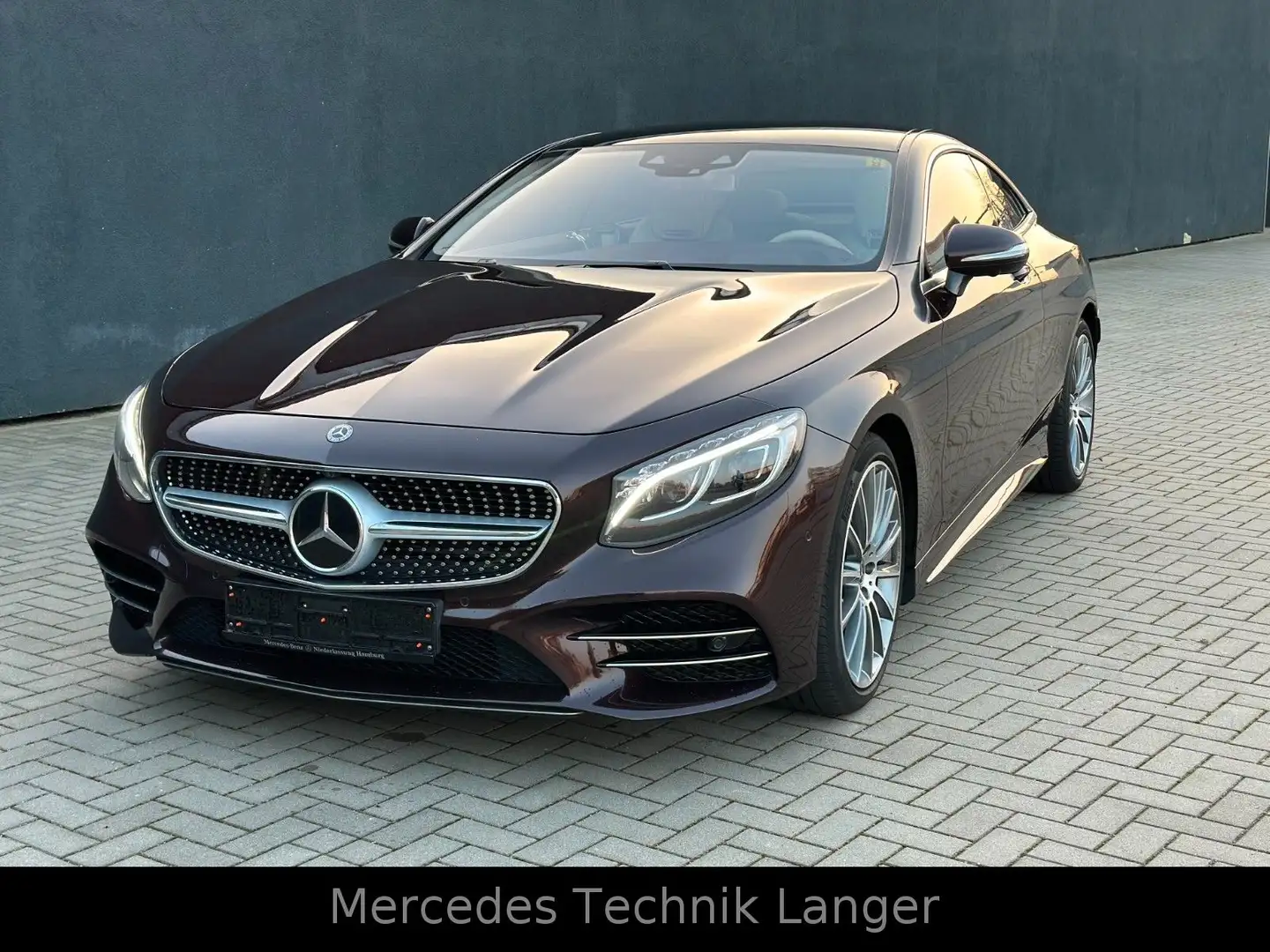 Mercedes-Benz S 450 S Coupe 450/4 MATIC /DESIGNO BURMESTER 3D Piros - 2