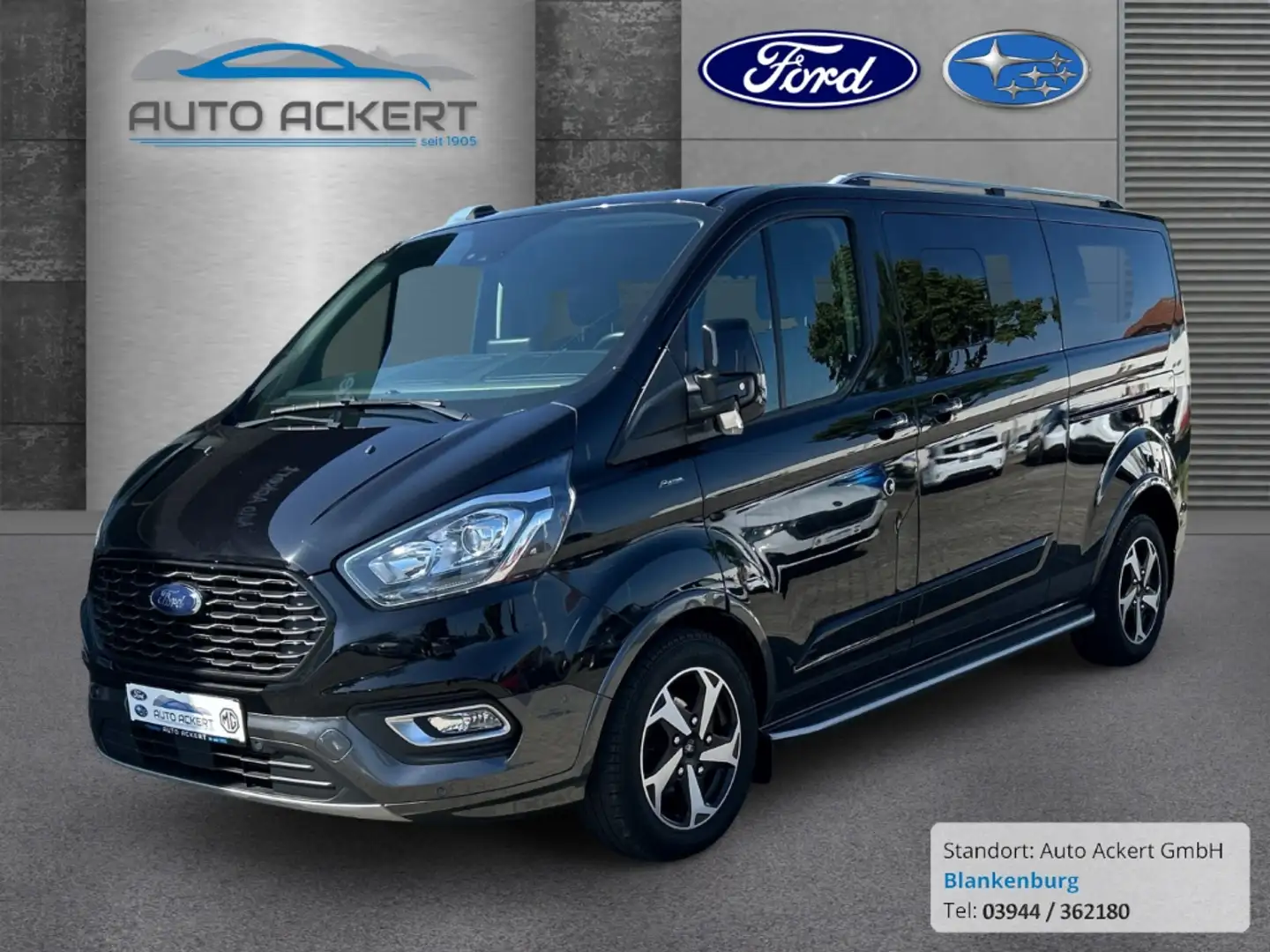 Ford Tourneo Custom Active 2.0 TDCI L2. Schiebet.l+r Klima Navi ZV Schwarz - 1
