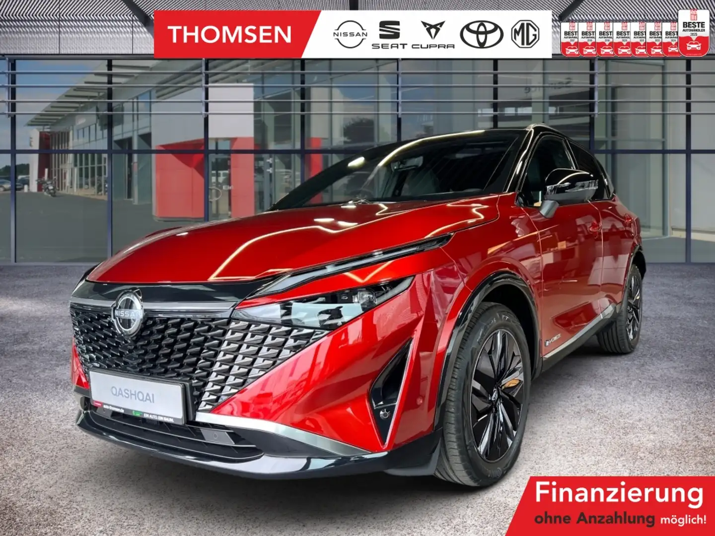 Nissan Qashqai 1.5 VC-T e-POWER Tekna PGD 360 Leder Rouge - 1