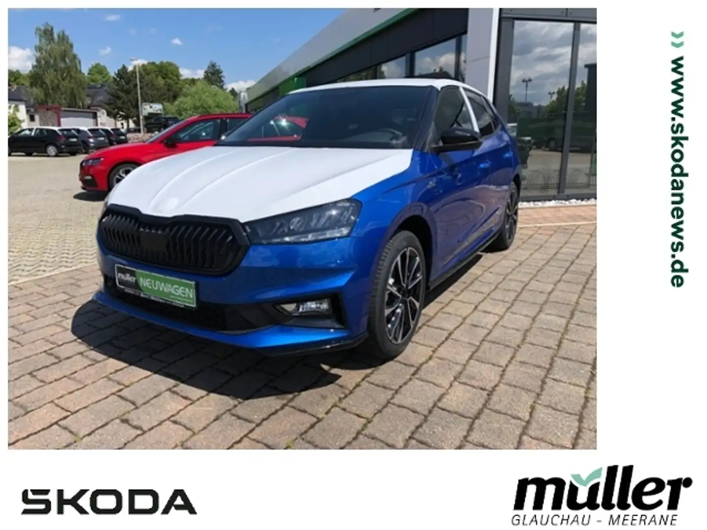 Skoda Fabia Monte Carlo SmartLink DAB Blau - 1