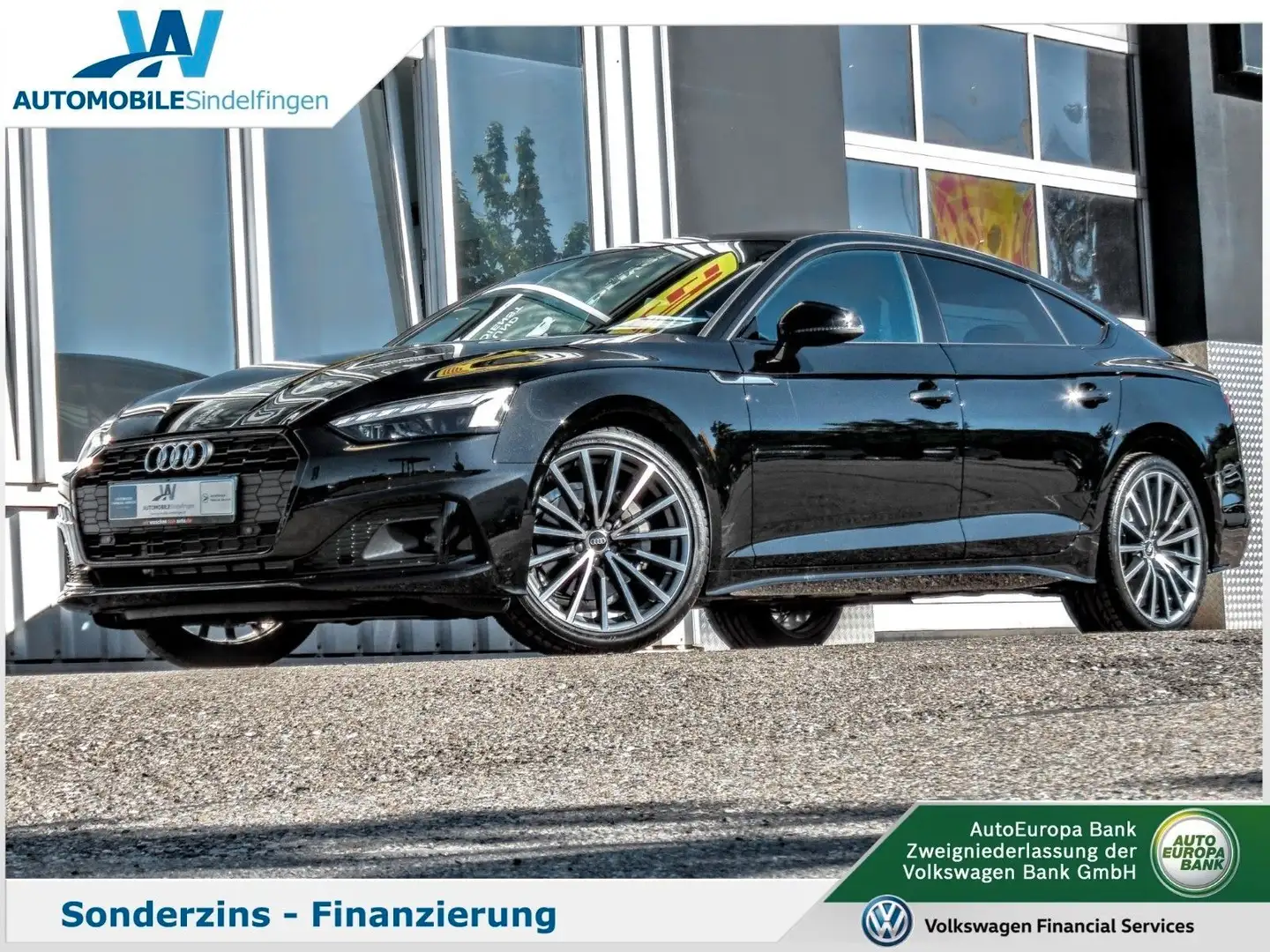 Audi A5 Sportback 40TFSI NAV MATRIX PANO S LINE Int. Negru - 1