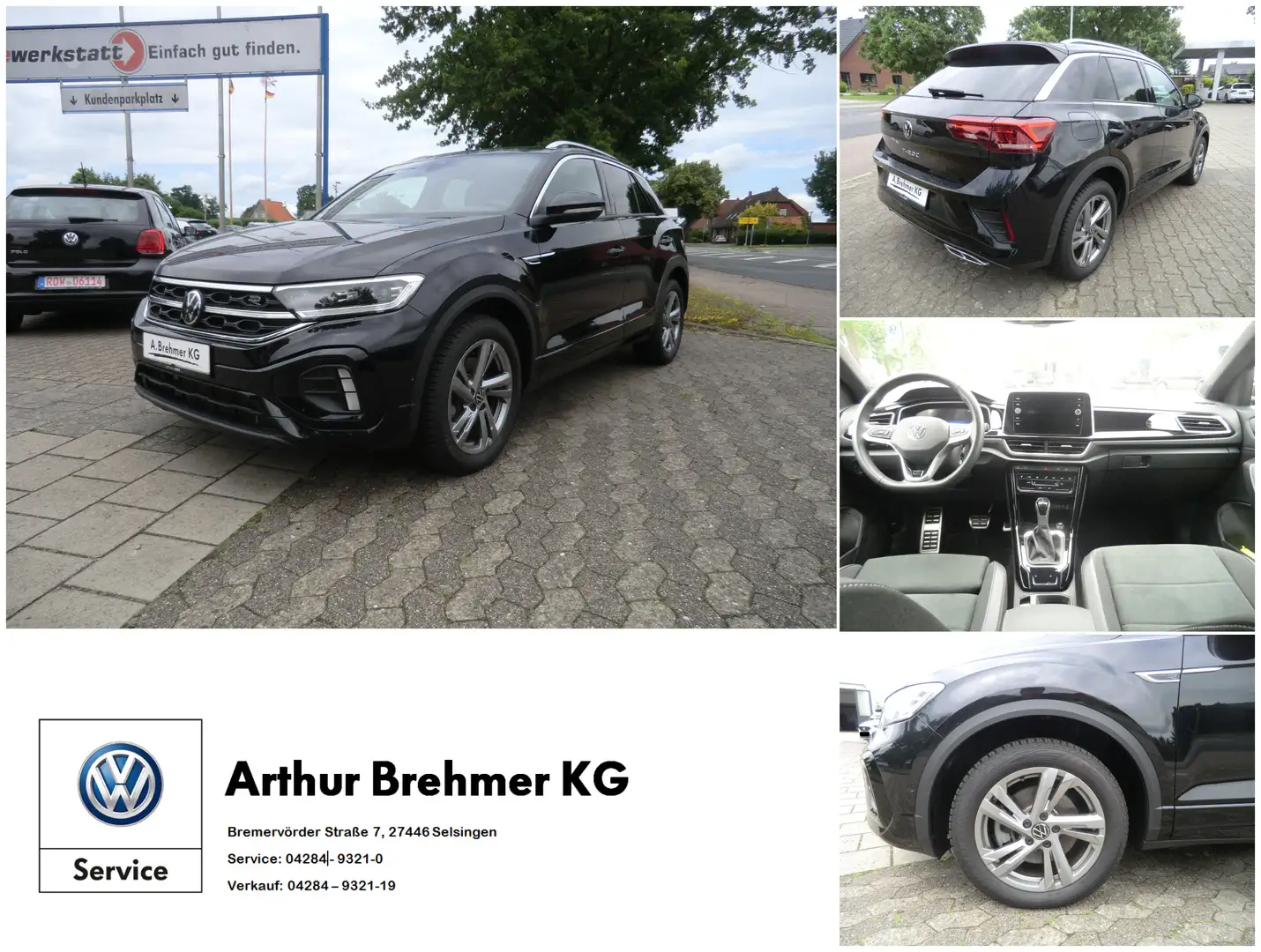 Volkswagen T-Roc 2.0 TDI  R-Line NAVI SHZ RFK ERGOACTIVE Schwarz - 1