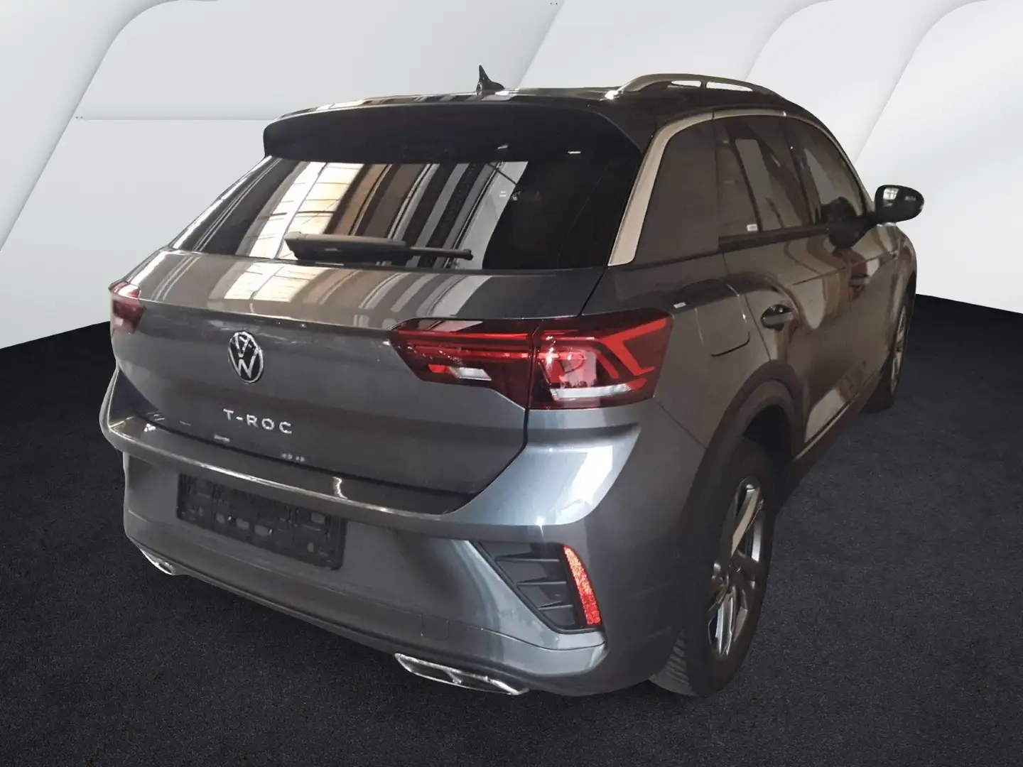 Volkswagen T-Roc T-ROC 1.5 TSI DSG R-LINE*AHK*KAMERA*NAVI*LED*17Z Grijs - 2