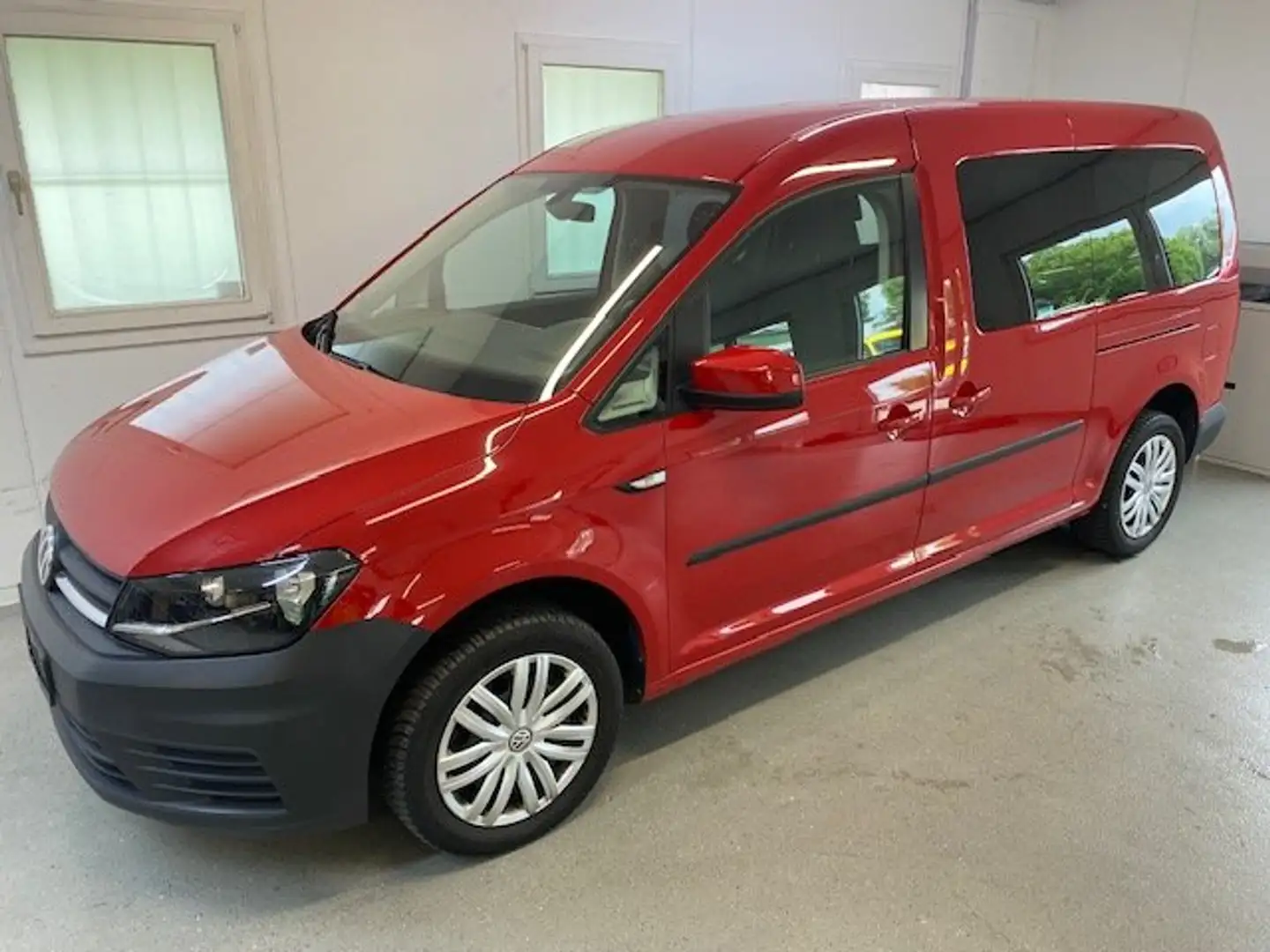 Volkswagen Caddy Maxi 1.4 TSI 92KW Navi AHK Sitzheizung 7-Sitzer Rot - 2
