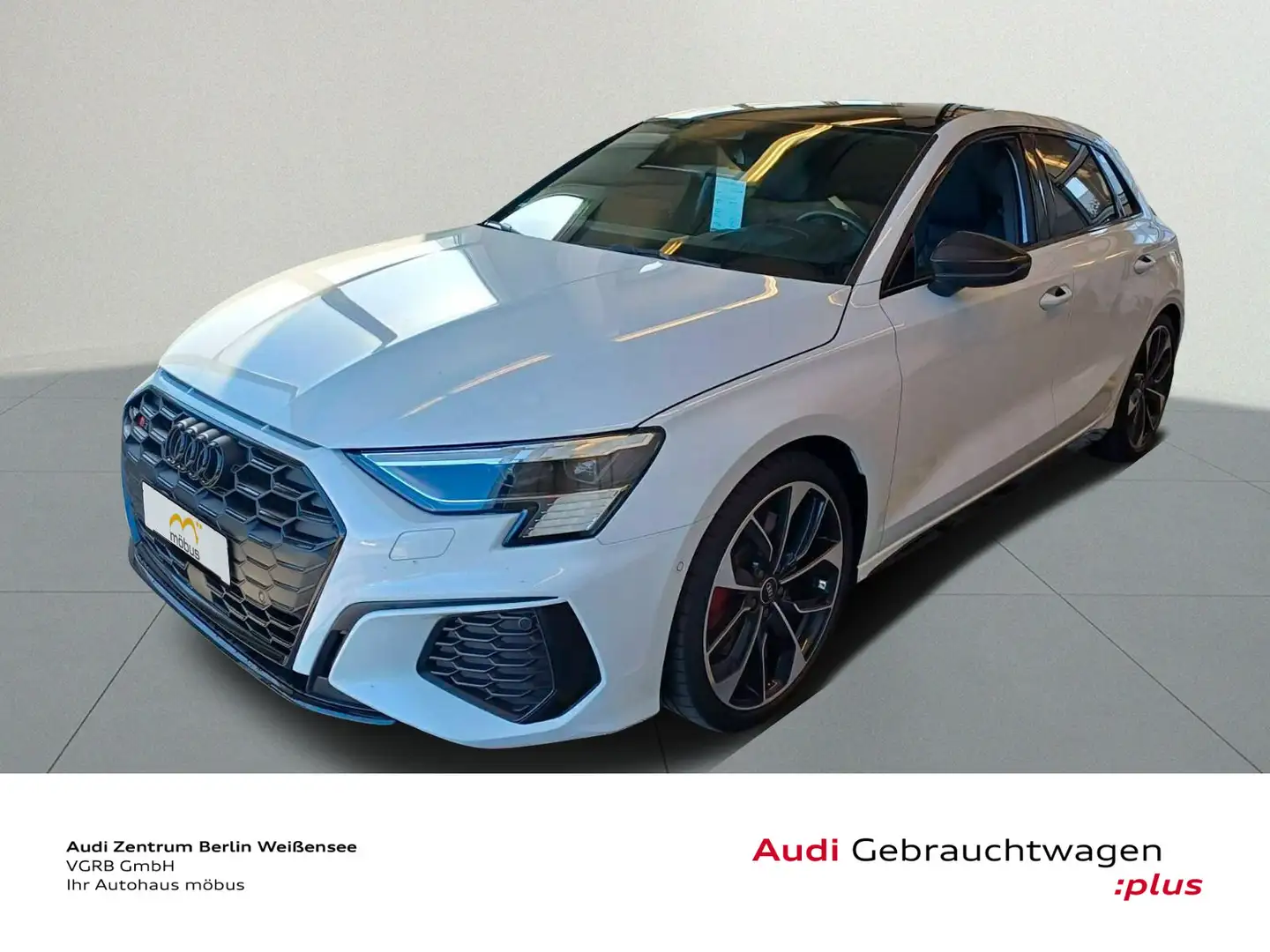 Audi S3 2.0 TFSI S-TRO*QUA*MATRIX*HUD*B&O** Weiß - 2