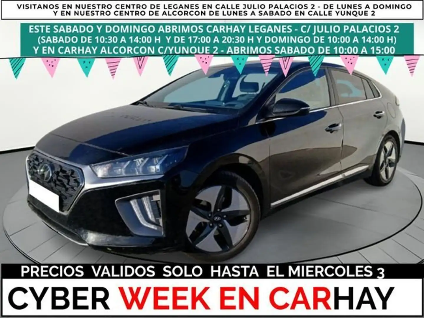 Hyundai IONIQ 1.6 GDI HEV TECNO DCT Nero - 1