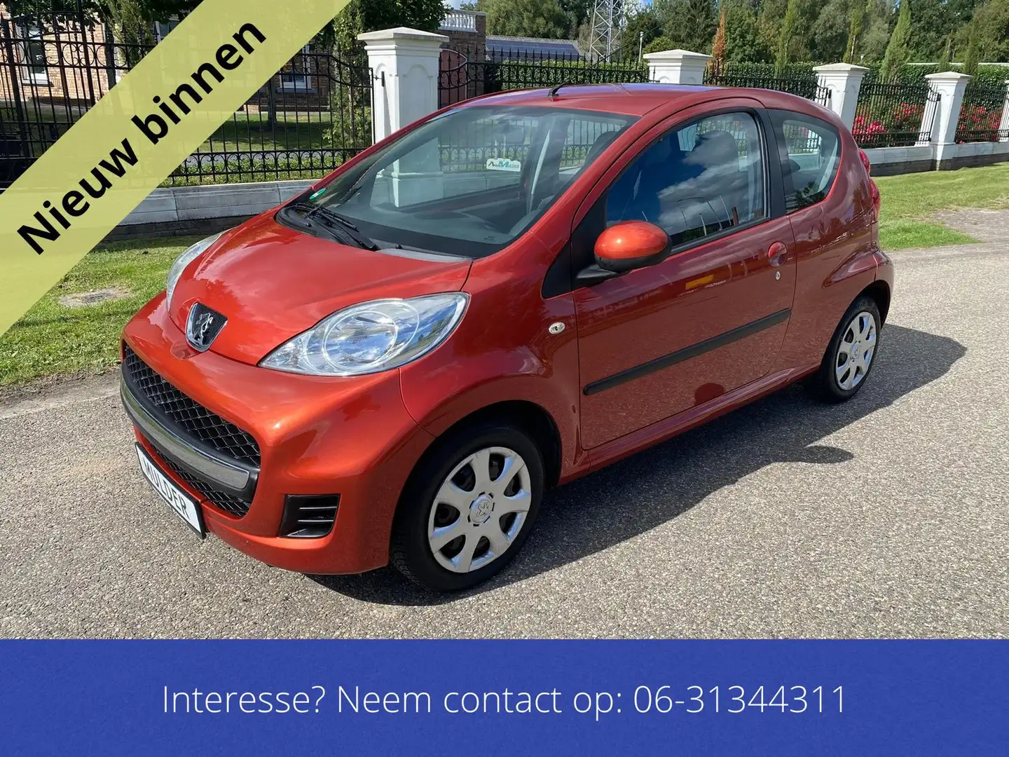 Peugeot 107 1.0 Filou Nieuwe Apk Naranja - 1