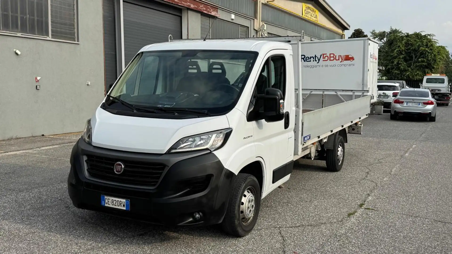 Fiat Ducato 2.3 MJT 140CV CASSONATO L 7,303m IVA Blanc - 1