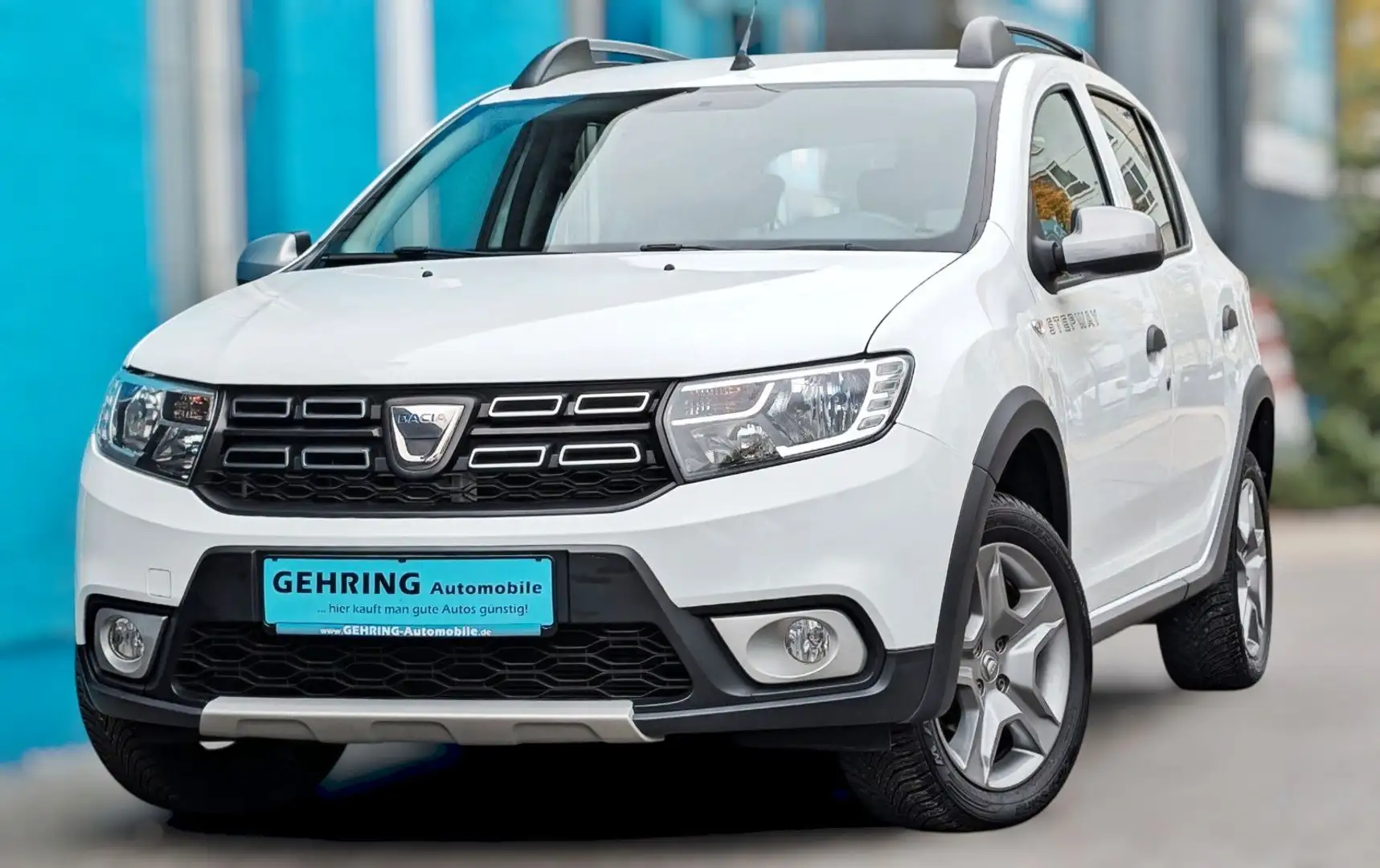 Dacia Sandero Stepway 100 Gas/Benzin AC-Auto*Navi*Cam Blanc - 1