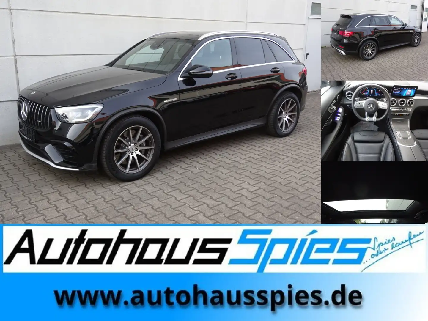 Mercedes-Benz GLC 63 AMG LC 63 AMG GLC 63 4Matic Pano AHK LED Ledr Amb RKam Noir - 1