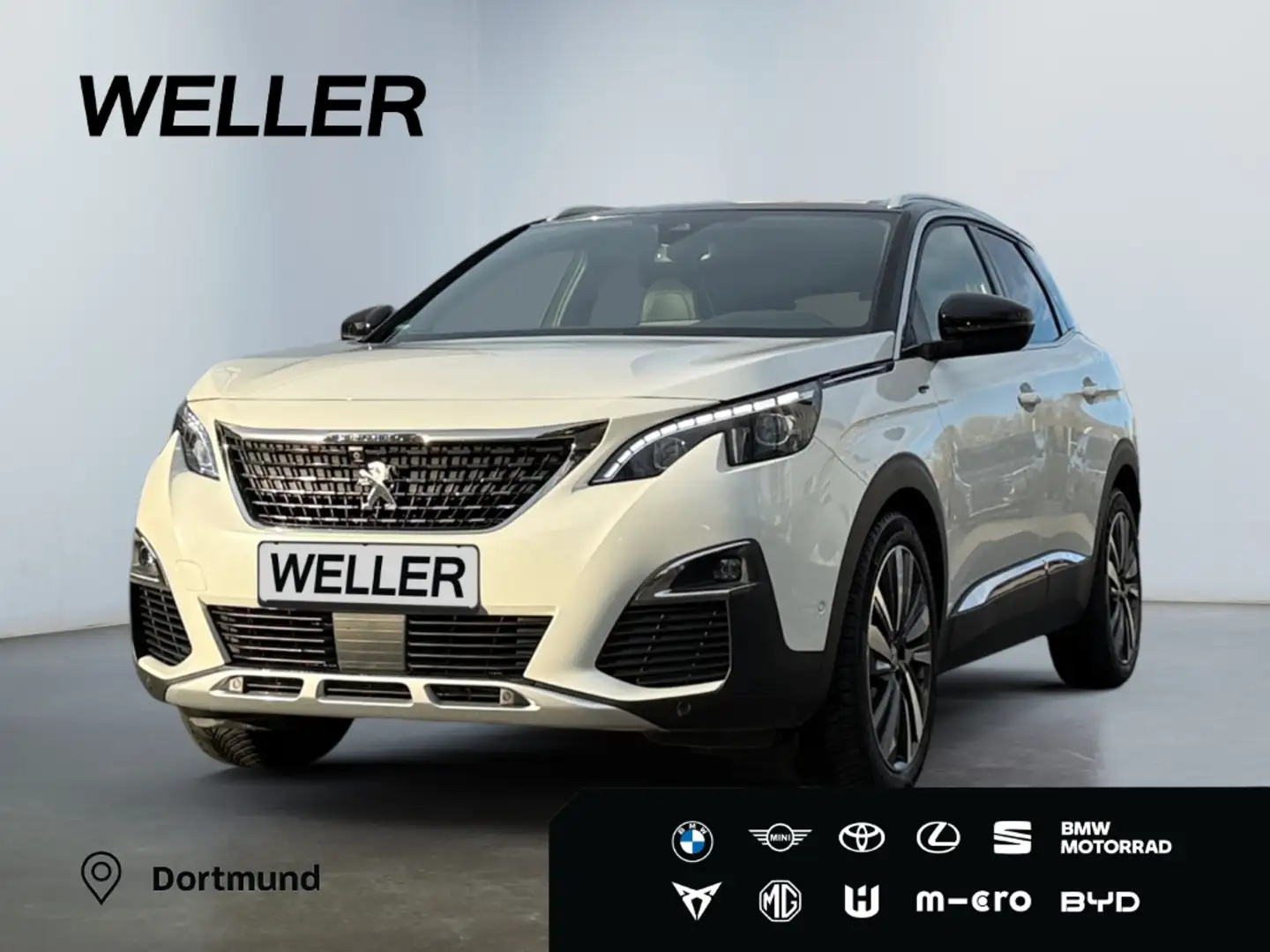 Peugeot 3008 BlueHDi 180 EAT8 GT *LED*Pano*Leder*360°*AHK* Weiß - 1