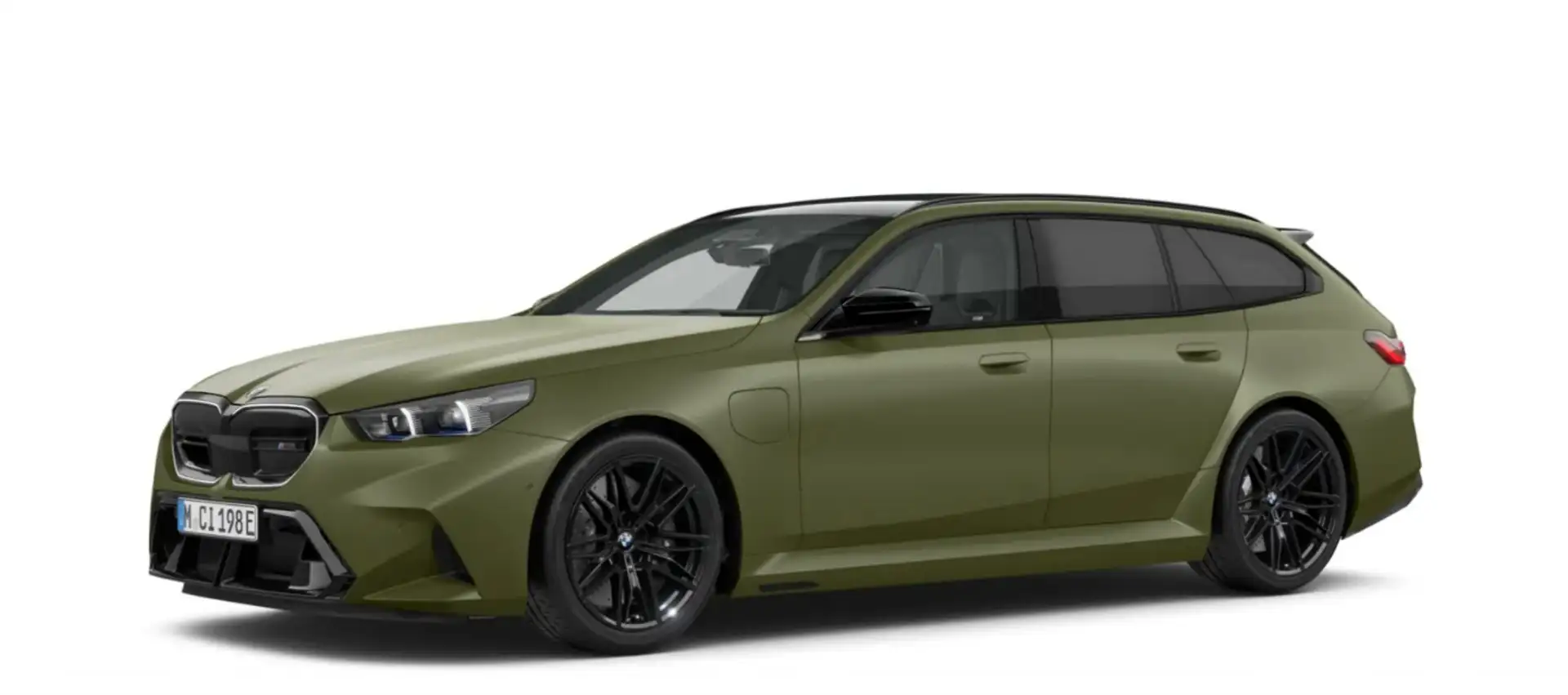 BMW M5 TOURING. FROZEN URBAN GREEN. VOLL. 10-2025. Grün - 2