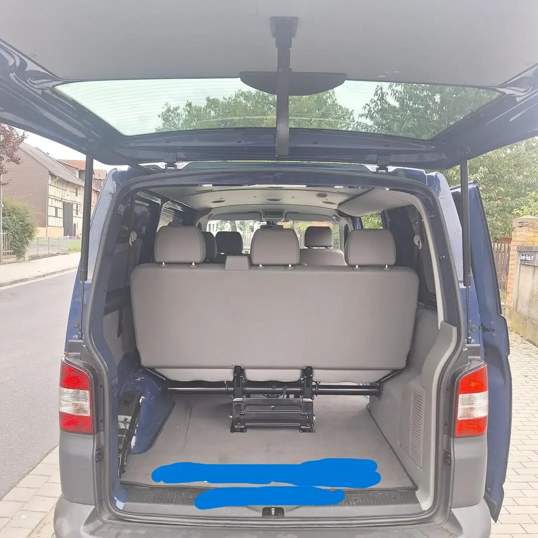 Volkswagen T5 Caravelle Transporter T5 TDI (BiTDI) Lang Trendline Blau - 2