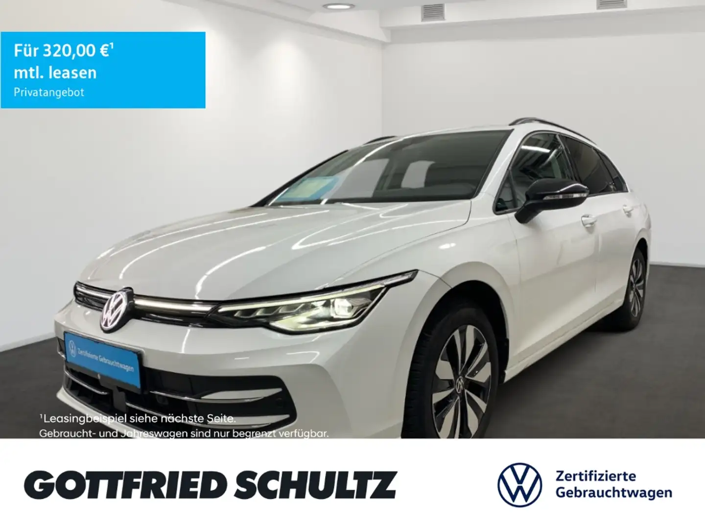 Volkswagen Golf Variant Goal 1.5 TSI LED ACC AHK Kamera Blanc - 1