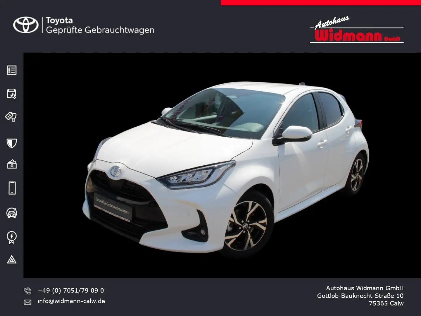Toyota Yaris 1.5 Hybrid Teamplayer Klima Sitzheizung PDC v+h Blanco - 1