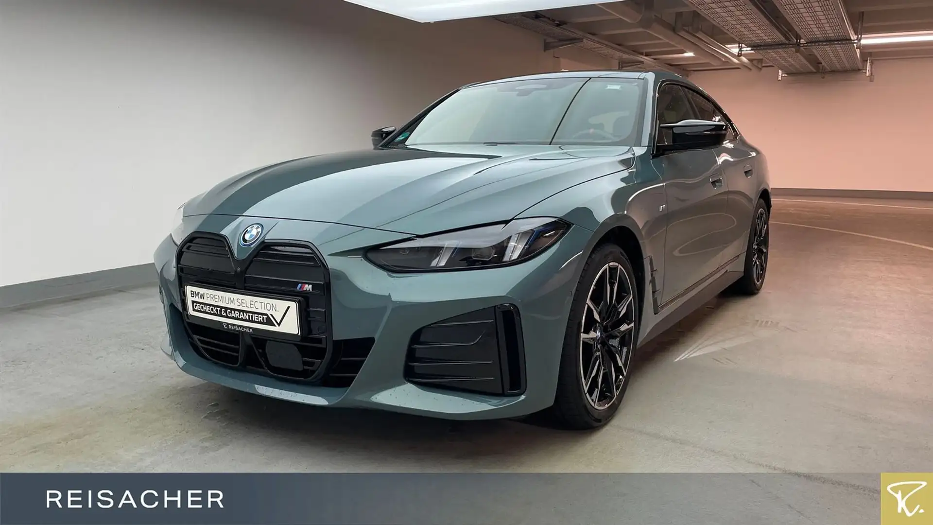BMW i4 A M50 xDrive Gran Coupé M-Sport PRO,GSD,AHK Grün - 1