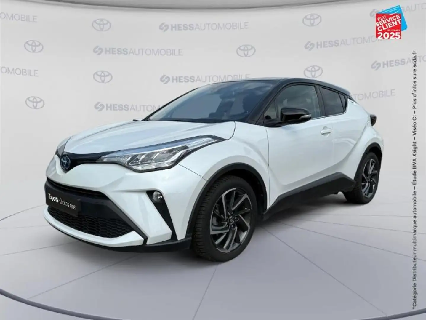 Toyota C-HR 2.0 Hybride 184ch Design Ultimate E-CVT Sieges cha Blanc - 1