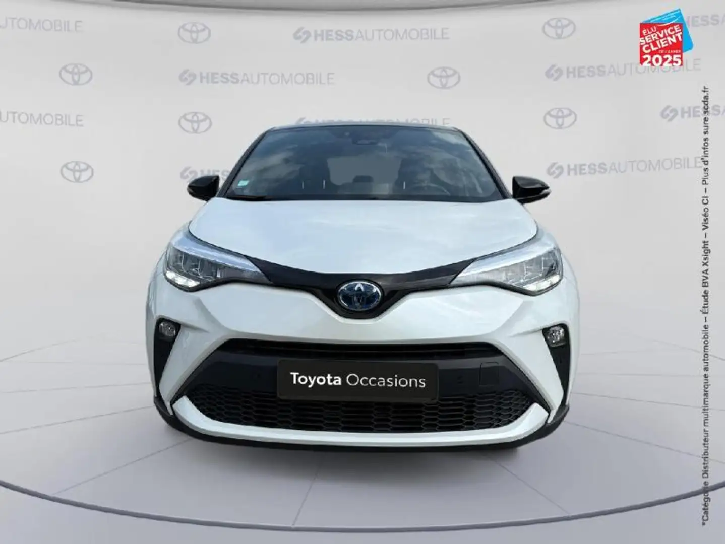 Toyota C-HR 2.0 Hybride 184ch Design Ultimate E-CVT Sieges cha Blanc - 2
