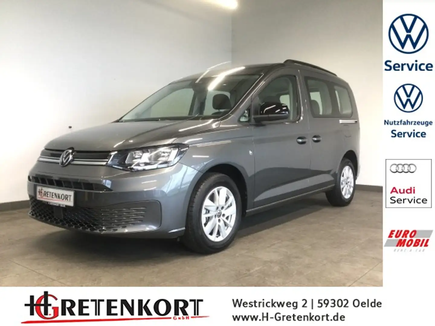 Volkswagen Caddy 1.5 TSI Life GRA SHZ 5J Garantie PDC hinten ALU Gris - 1