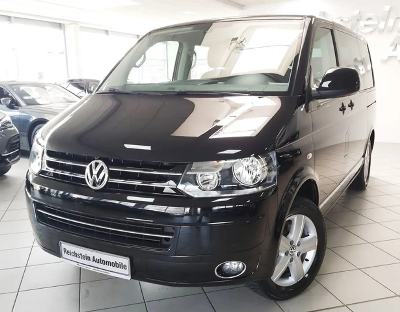 Volkswagen T5 Multivan Highline AHK LEDER STANDH 7 SITZE Schwarz - 1