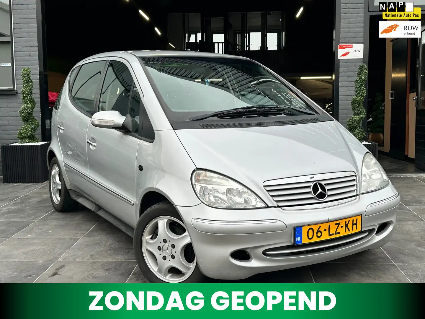 Mercedes-Benz A 160 Avantgarde Lang|Airco|Cruise|NAP Grijs - 1