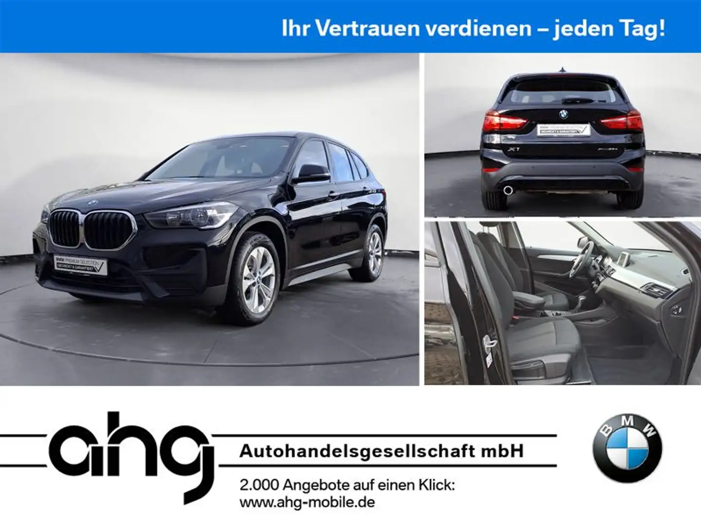 BMW X1 xDrive25e Advantage Steptronic Aut. Klimaaut. Zwart - 1