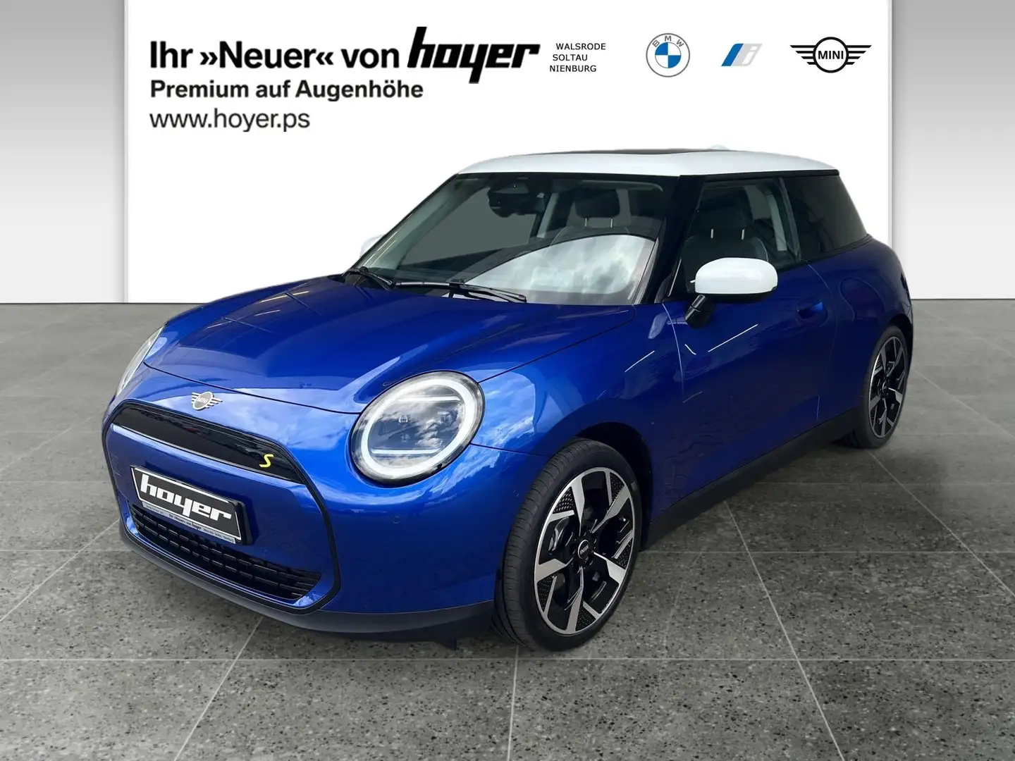 MINI Cooper SE CHN Head-Up DAB LED Pano.Dach Shz PDC Blau - 1