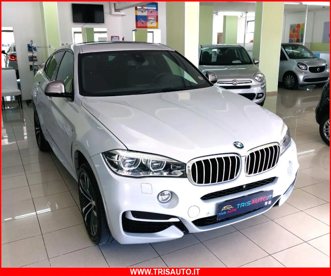 BMW X6 M 50 D 3.0 Lim. Edit. 50Th (TETTO APRIBILE+360) Gris - 1