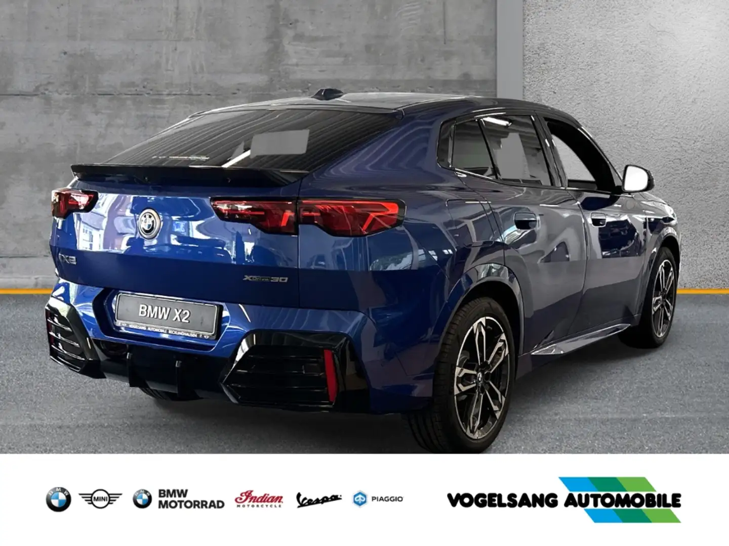 BMW X2 M Sport 30 30 Park-Assistent Sportpaket HUD AD El. Blauw - 2