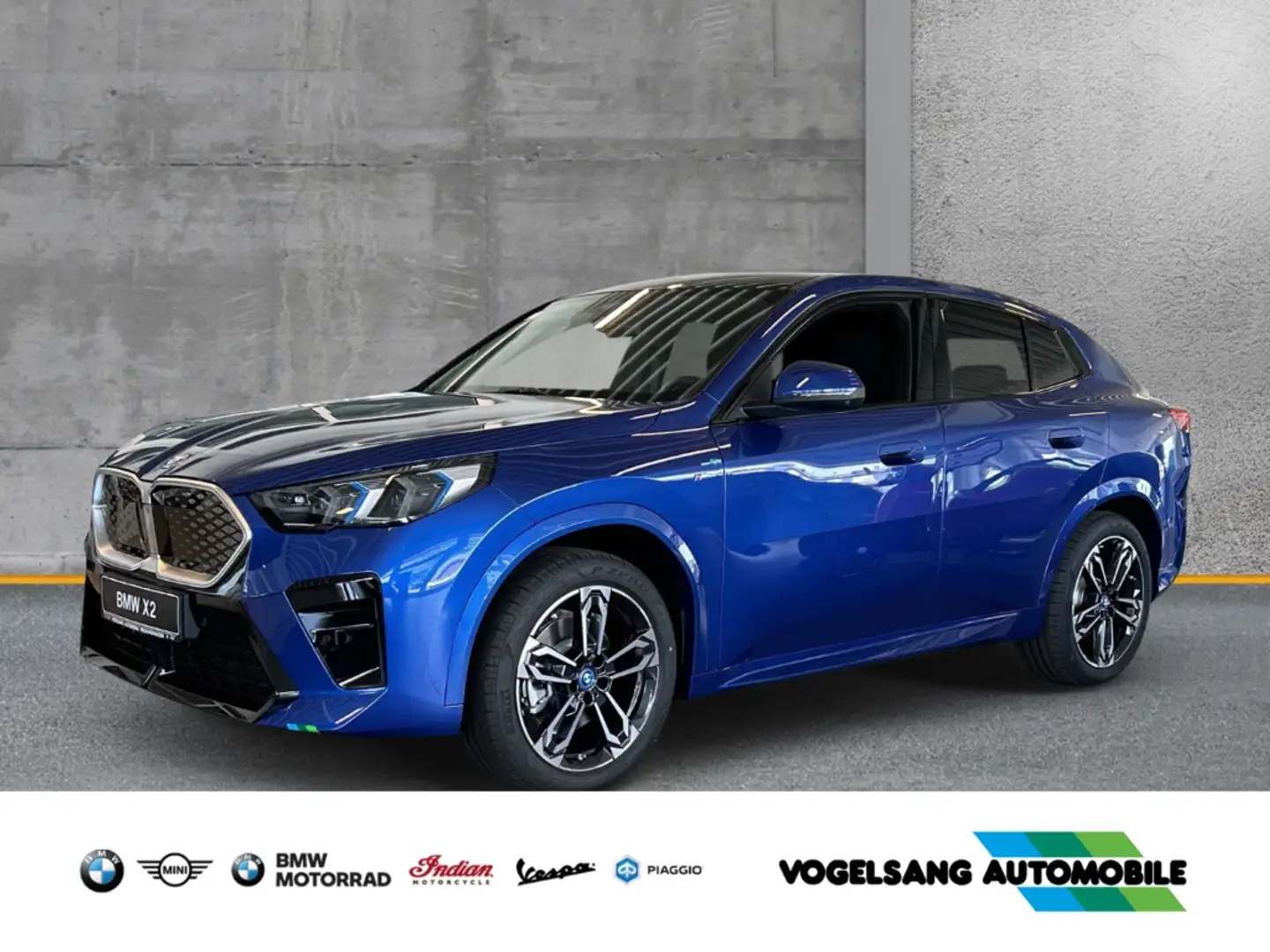 BMW X2 M Sport 30 30 Park-Assistent Sportpaket HUD AD El. Blauw - 1
