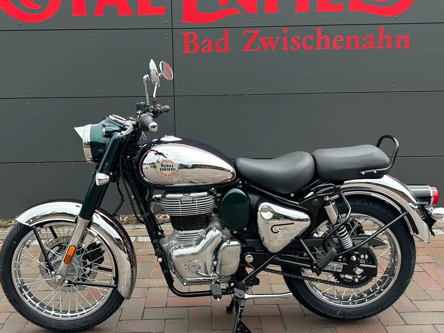 Royal Enfield Classic 350 Chrome grün  EURO 5 + Verde - 2
