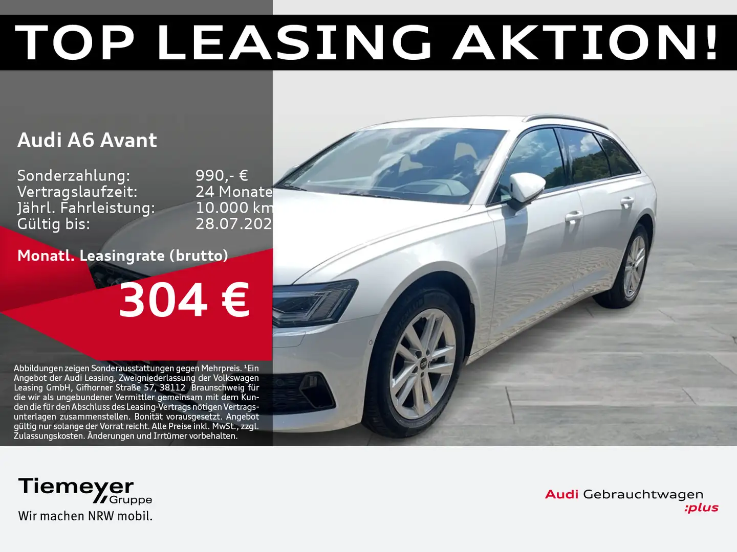 Audi A6 40 TDI ADVANCED LEDER MEMORY HuD MATRIX Weiß - 1