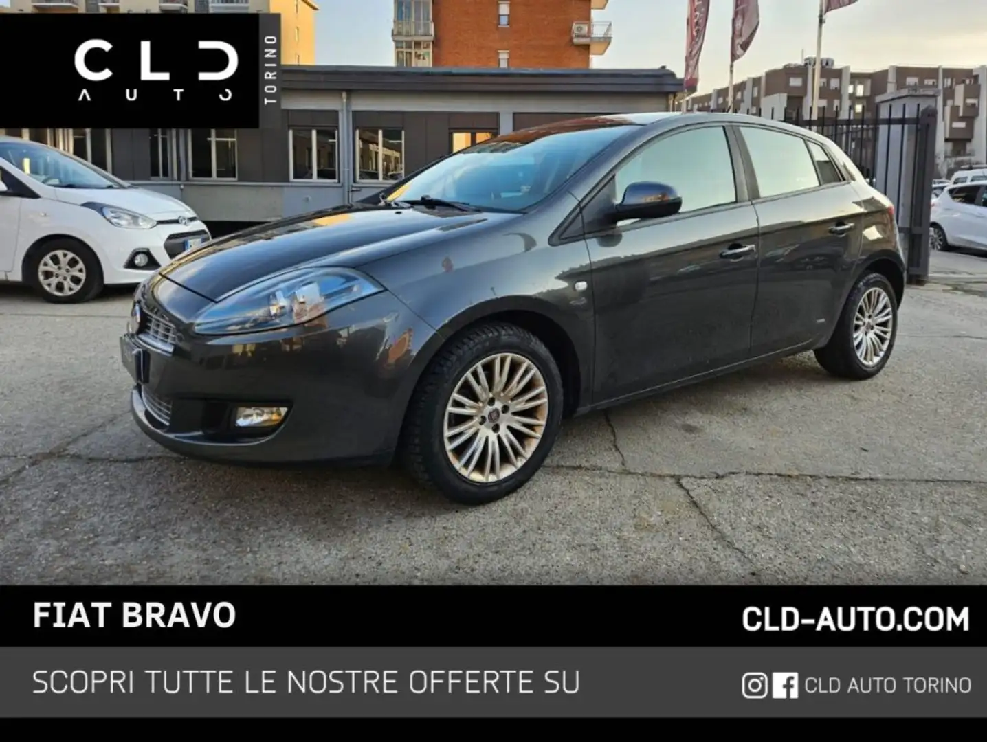 Fiat Bravo 1.6 MJT 120 CV DPF Grigio - 1