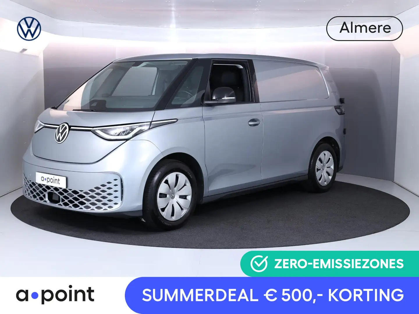 Volkswagen ID. Buzz Cargo 77 kWh 204 pk | Navigatie via App | Elektr. trekha Argent - 1