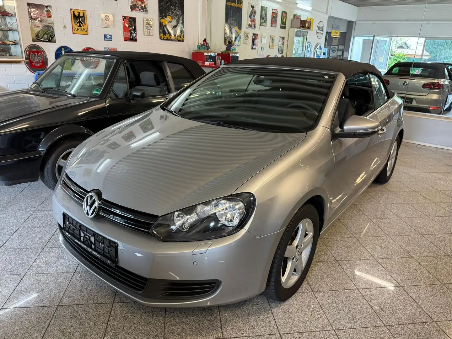 Volkswagen Golf Cabriolet TÜV NEU Сірий - 2