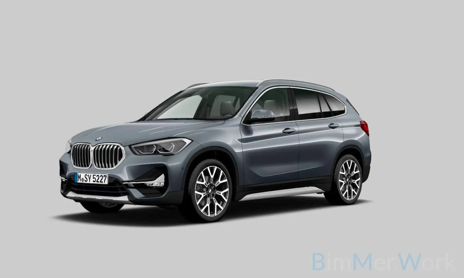 BMW X1 xDrive 18d Aut.xLine AHK LEDER Sports.Memory Grau - 1