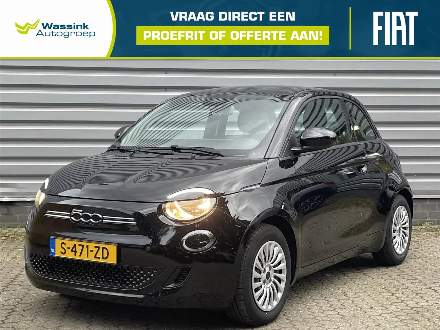 Fiat 500 42kWh 118pk Aut Urban I DAB I Carplay I Cruise Zwart - 1