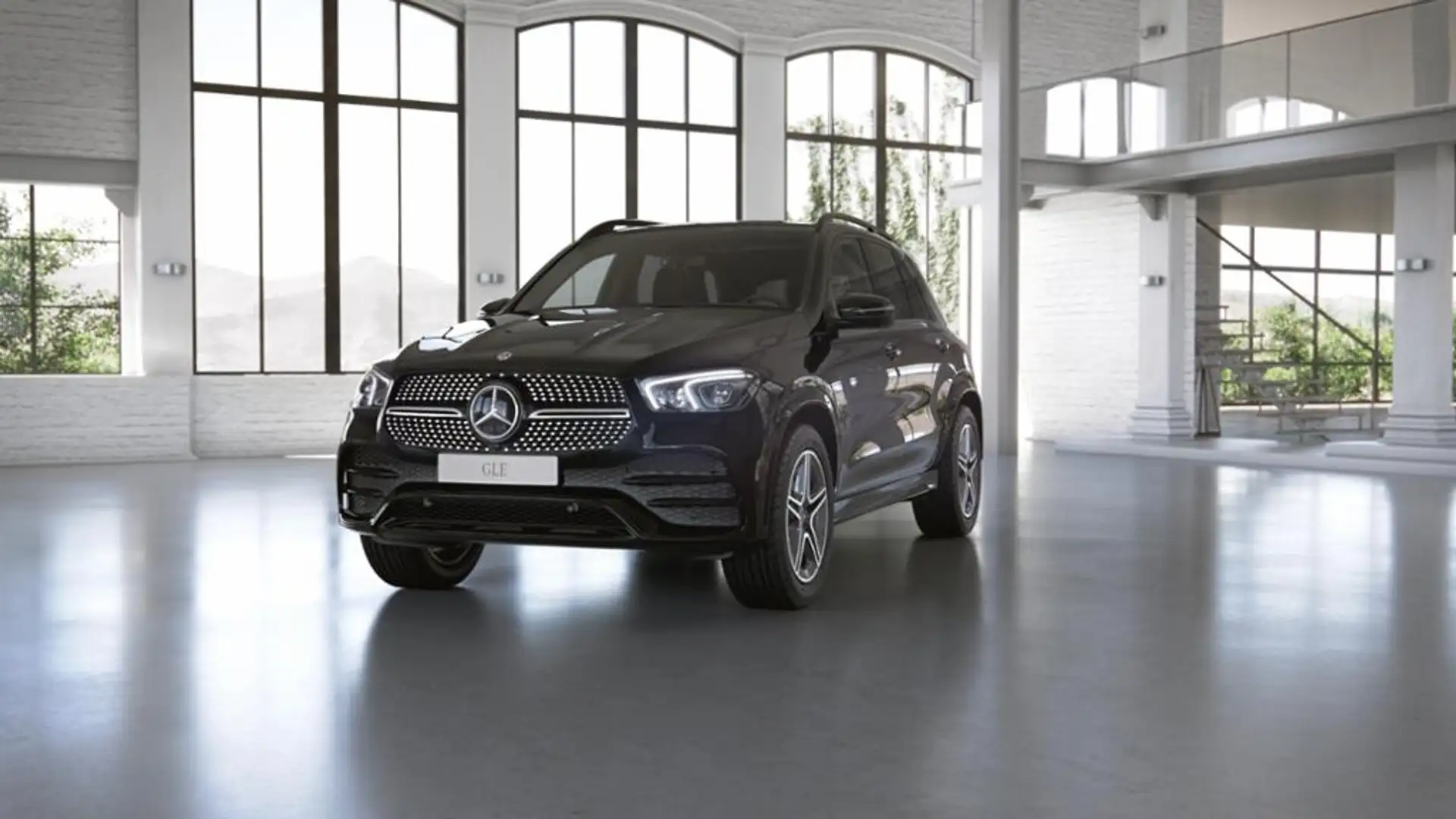 Mercedes-Benz GLE 350 e 4MATIC 360 ACC AHK AUT Kam. KlimaA LED Schwarz - 1